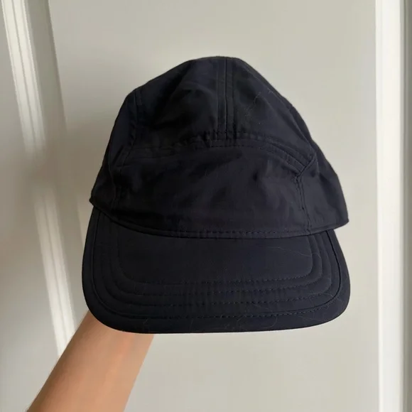2 (Navy + Tan) Packable Hats from MEC - Picture 4 of 9